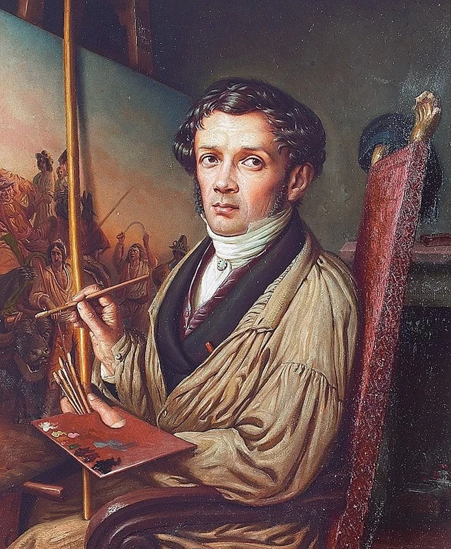 Ritratto del fratello, il pittore Léopold Robert, nel cui studio